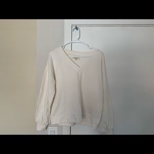 Madewell Hemp Cotton V-neck S
